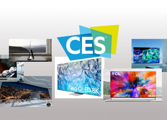 As melhores TVs apresentadas na CES 2022