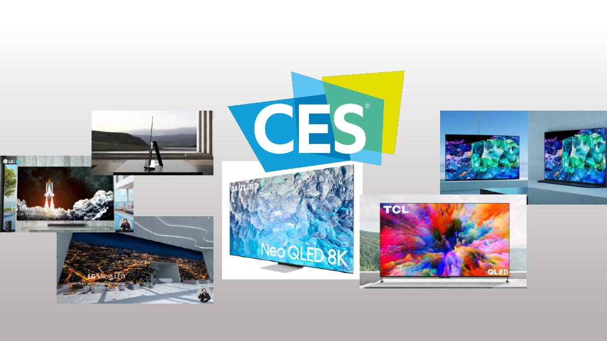 As melhores TVs apresentadas na CES 2022