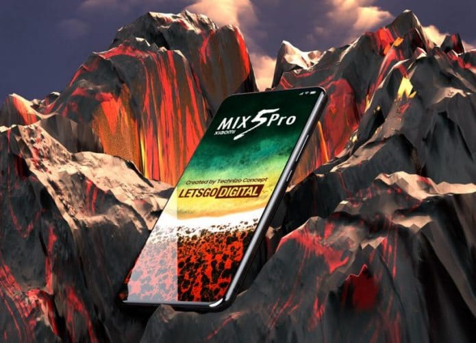 Provável design do Xiaomi Mix 5 Pro