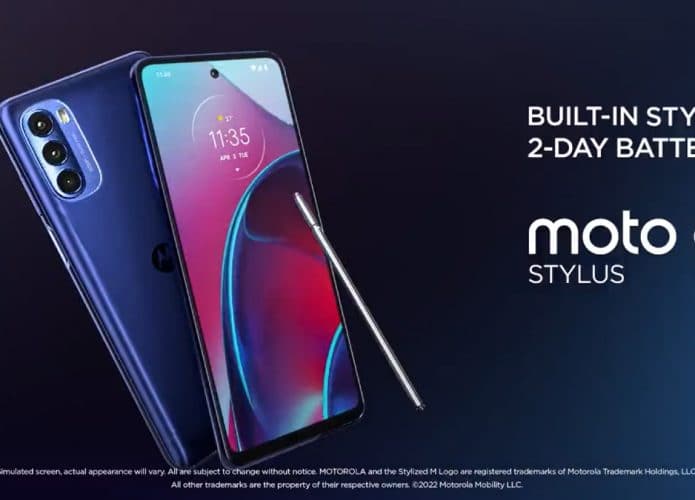 Moto G Stylus 2022 aparece em vídeo mostrando sua caneta stylus