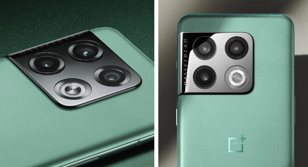 Detalhe das câmeras do One Plus 10 Pro