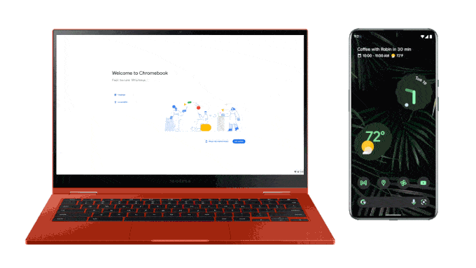 Pareamento Rápido pode configurar um Chromebook (Imagem: divulgação/Google)