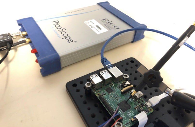 Raspberry Pi e osciloscópio