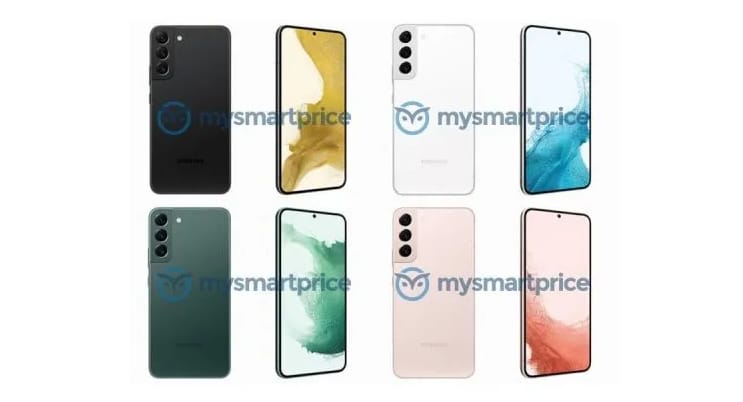 Imagens vazadas mostram cores do Galaxy S22+