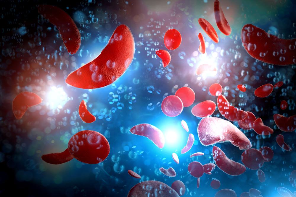 Ilustração simbolizando os glóbulos vermelhos. No espaço, essas células do sangue são destruídas com maior rapidez, gerando efeito de anemia prolongada