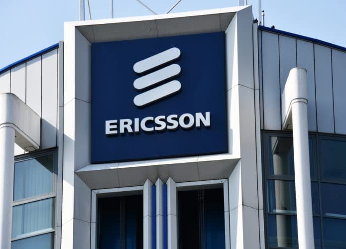 Sede da Ericsson na cidade de Dusseldorf, Alemanha. Uma empresa multinacional sueca de redes e telecomunicações