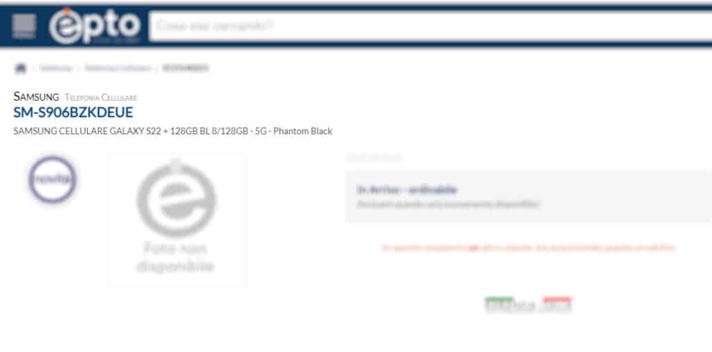 Suposto Galaxy S22 com chip Exynos 2200 (Imagem: reprodução/Galaxy Club)