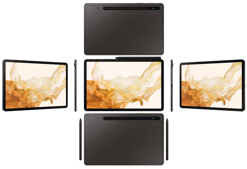 Imagens revelam Galaxy Tab S8 na cor preta
