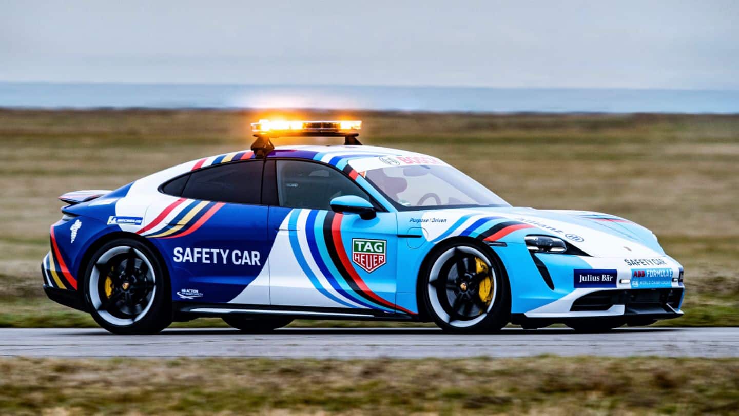 Porsche Taycan Turbo S, novo Safety Car da Fórmula E