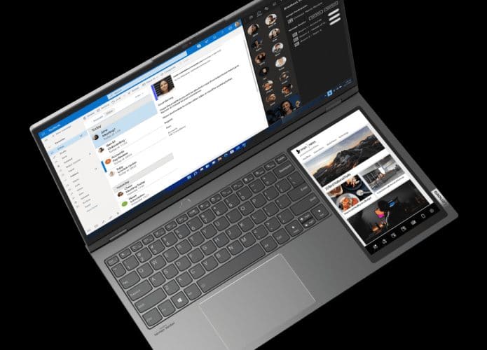 ThinkBook Plus Gen 3 da Lenovo tem uma tela secundária de 8 polegadas ao lado do teclado