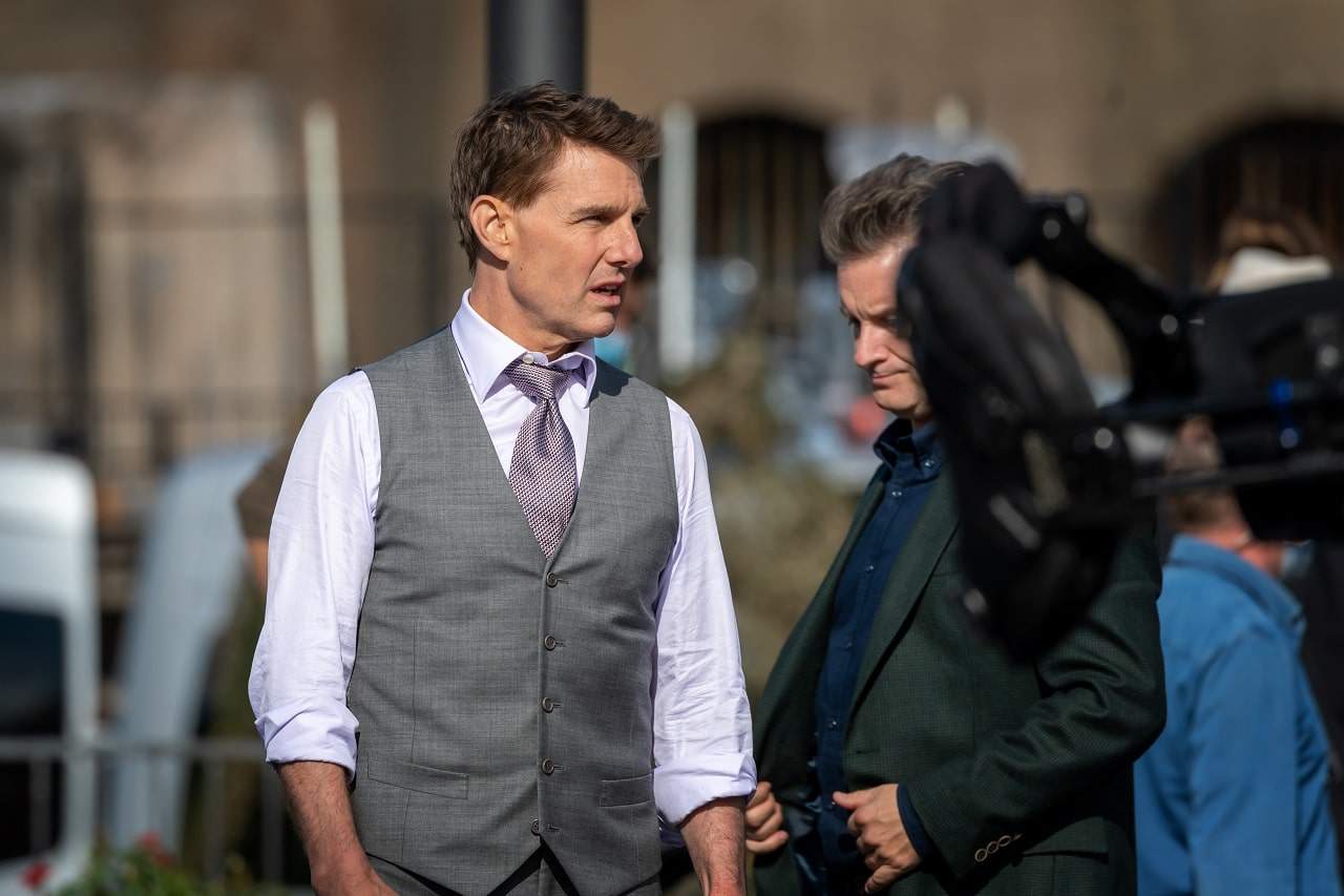 Tom Cruise durante filmagens em Roma, na Itália