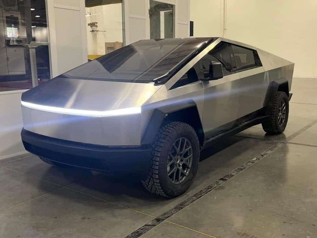 Visual da Tesla Cybertruck