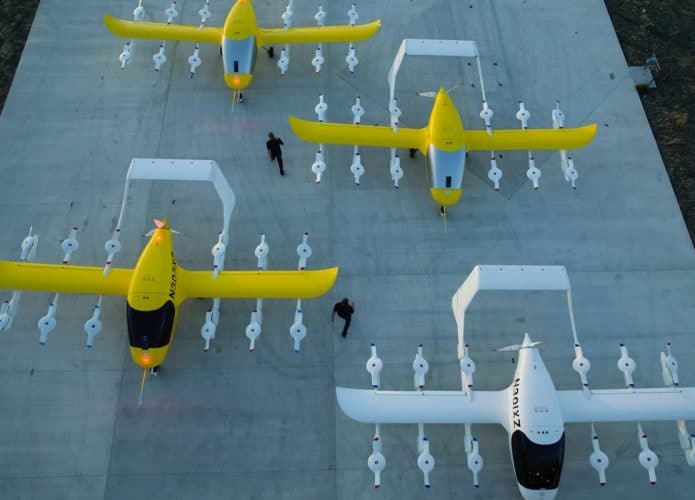 Aeronaves da Wisk Aero, joint venture da Boeing com a Kitty Hawk, voltada para táxi aéreo elétrico