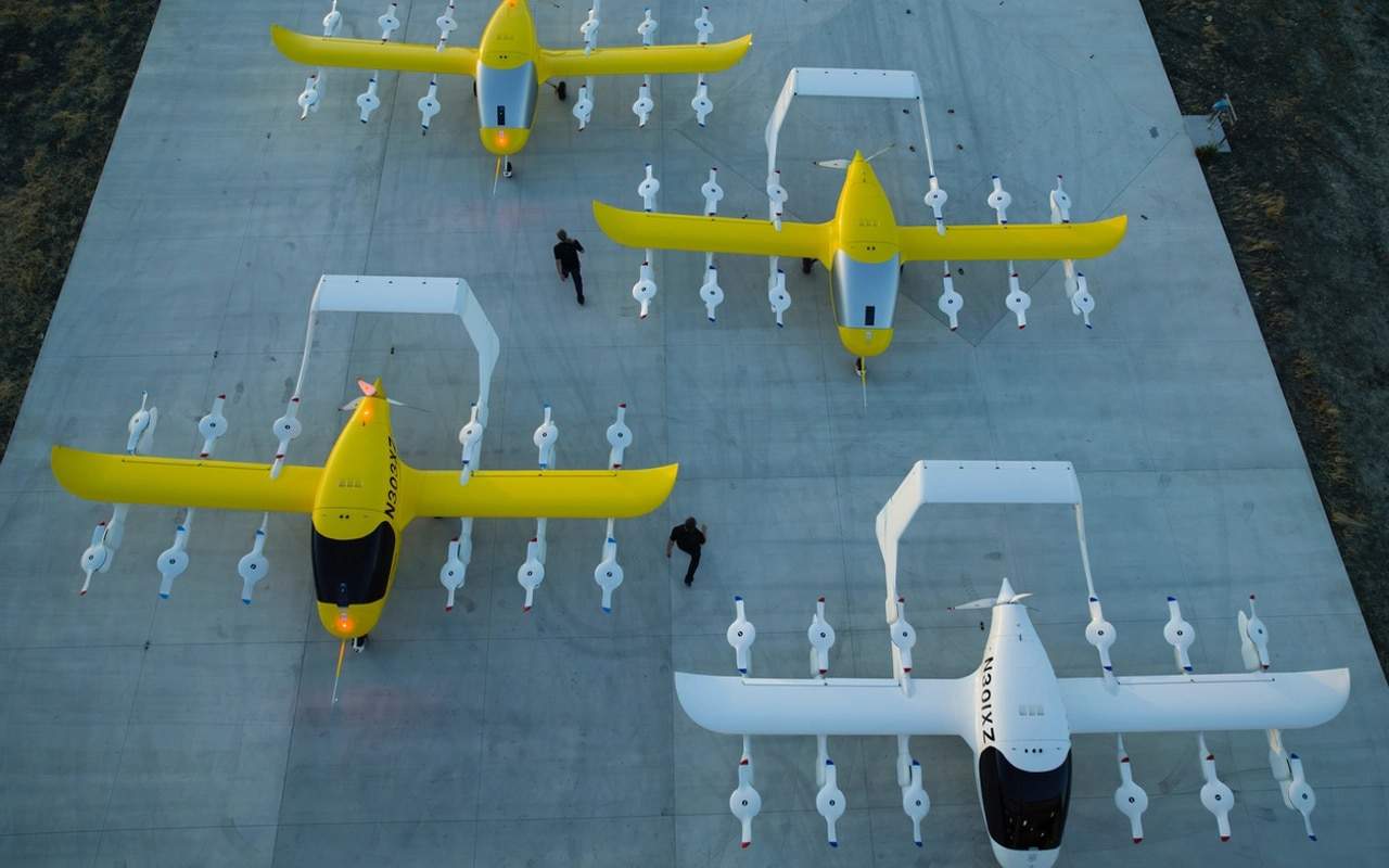 Aeronaves da Wisk Aero, joint venture da Boeing com a Kitty Hawk, voltada para táxi aéreo elétrico