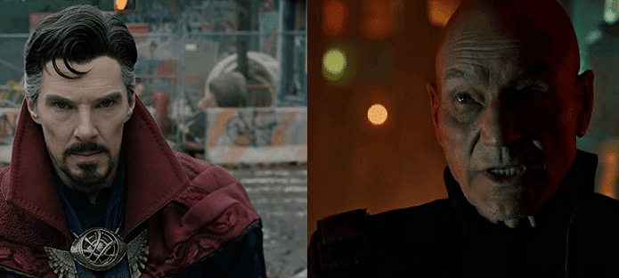 Doutor Estranho e Professor X de X-Men