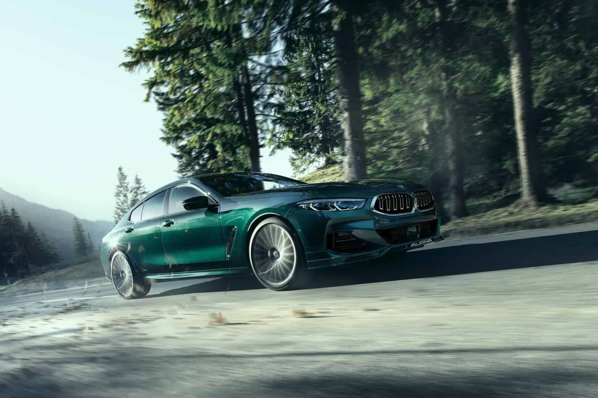 Alpina B8 Gran Coupé 2023 traz leves atualizações e mantém acabamento de luxo