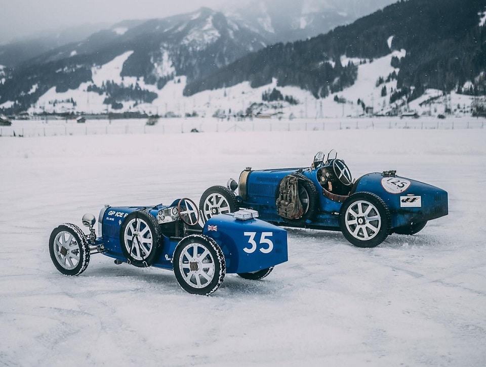 Bugatti Type 51 com o Bugatti Baby II