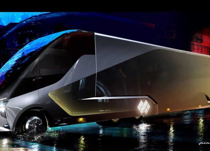 Caminhão elétrico projetado pela Pininfarina