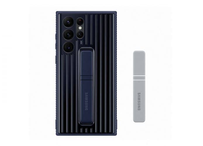 Uma das capas do Galaxy S22 vazadas