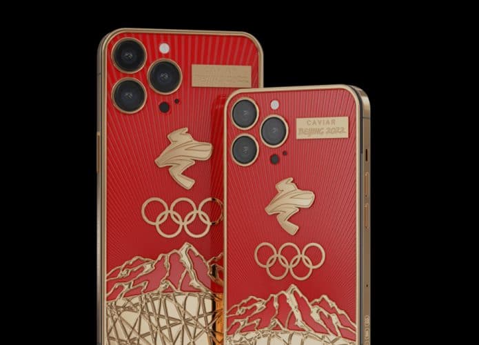edição dos Jogos Olímpicos de Inverno do iPhone 13 Pro tem detalhes em ouro 24K e 18K