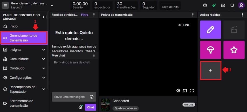 Como criar enquete na Twitch