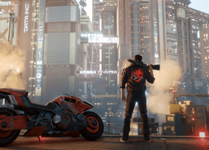 cyberpunk 2077 atualização consoles