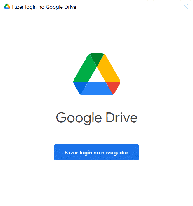 Adicionando o Google Drive ao Windows