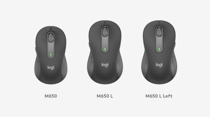 Mouse Logitech M650 tem versão para canhotos (Imagem: divulgação/Logitech)