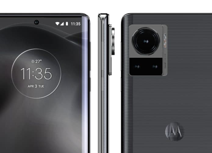 Imagem vazada revela design do Motorola Frontier com sua grande câmera