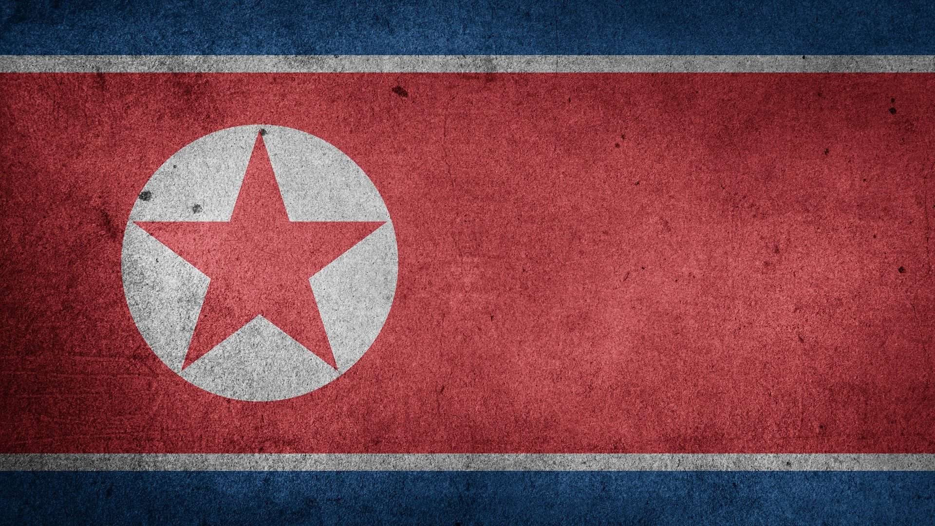Bandeira da Coreia do Norte, que sofreu um ataque hacker de um norte-americano