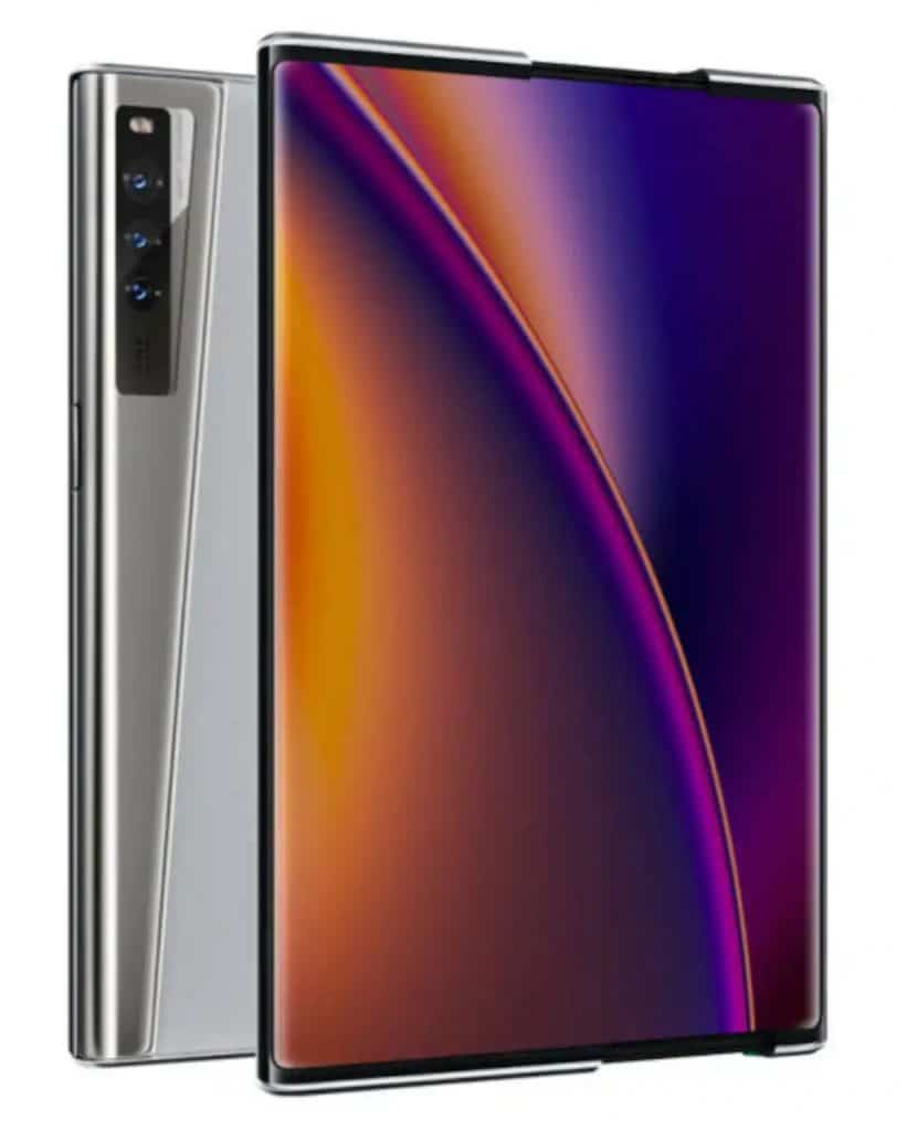 Oppo X 2021 foi o primeiro protótipo de um smartphone com tela enrolável da Oppo