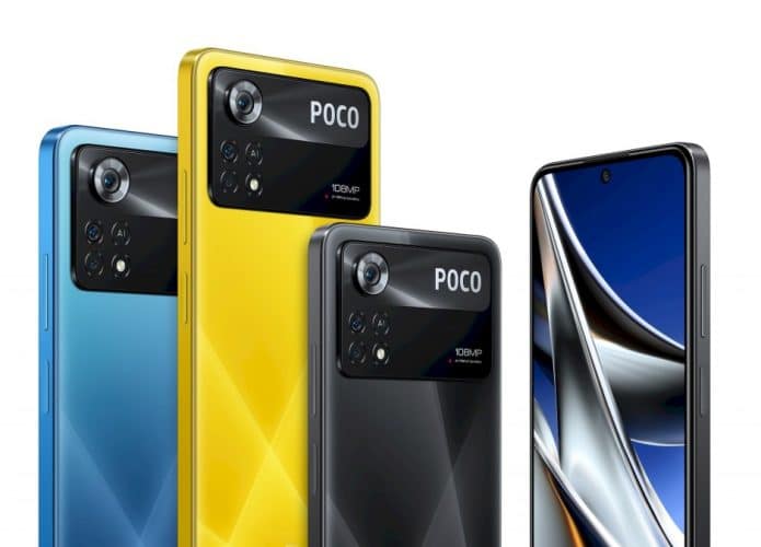 Cores do Poco X4 Pro 5G