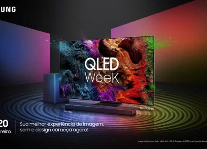 Samsung vai fazer live hoje para divulgar ofertas da QLED Week