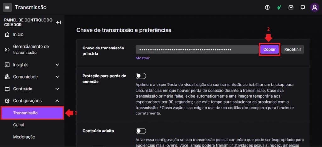 Como fazer live na Twitch com OBS