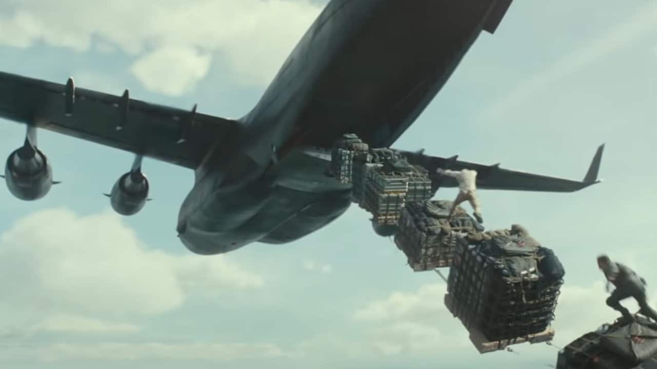uncharted avião