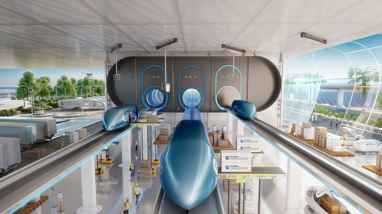 Trem a vácuo da Virgin Hyperloop