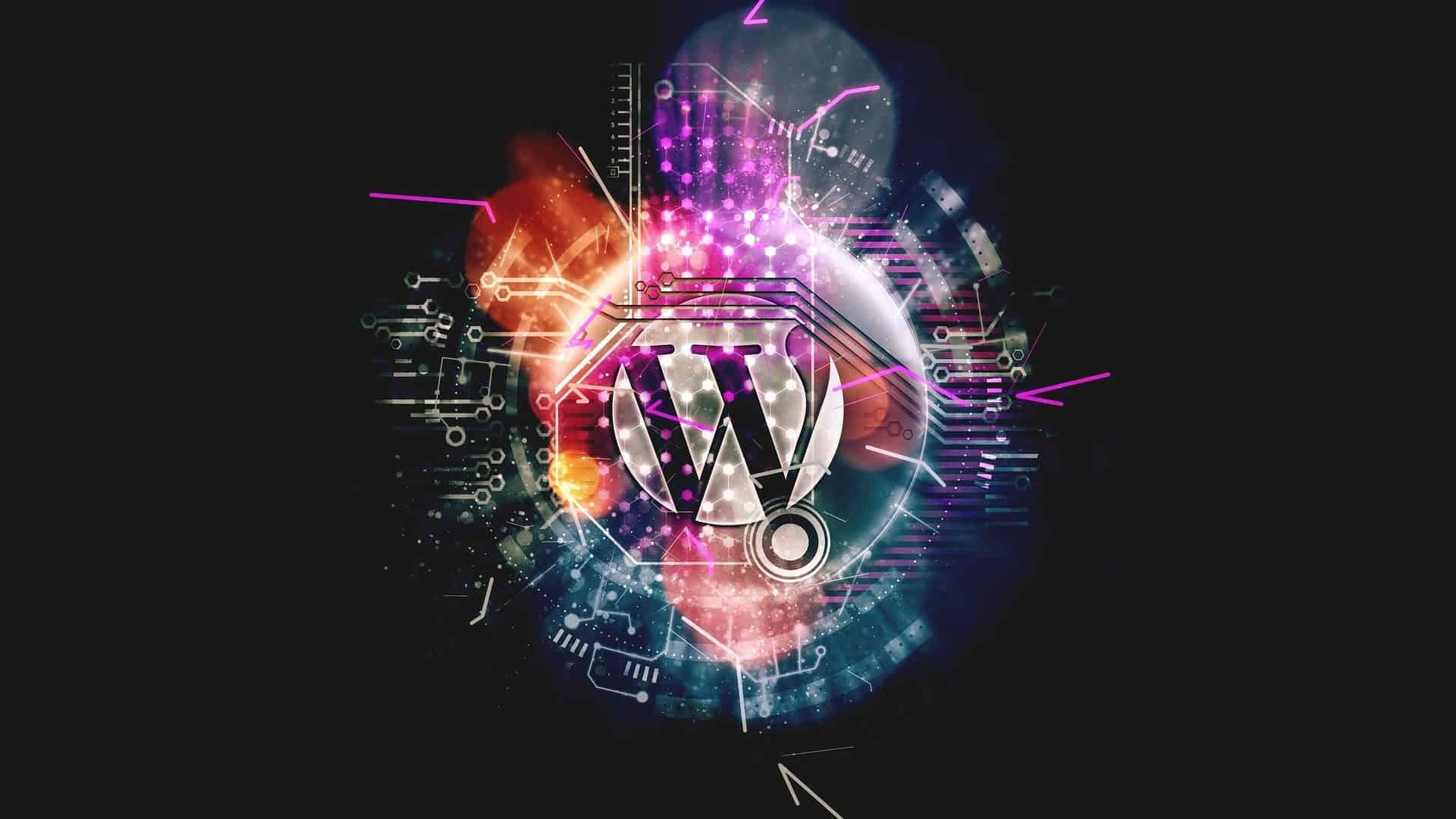 Arte feita para o símbolo do WordPress