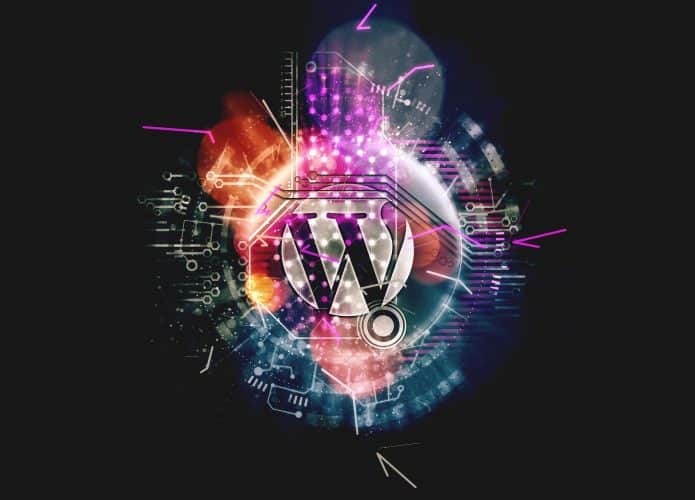 Arte feita para o símbolo do WordPress