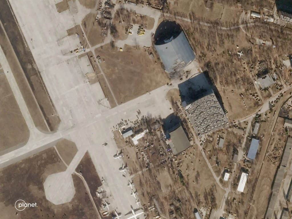 Imagem de satélite do Antonov