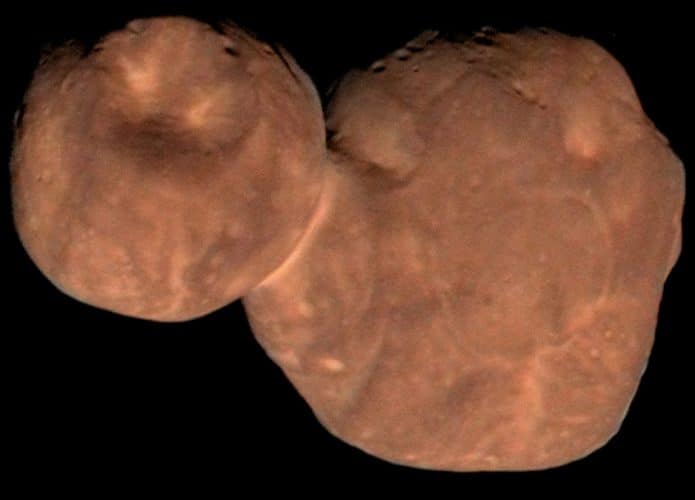 Arrokoth, asteroide binário que orbita além de Netuno, no Cinturão de Kuiper