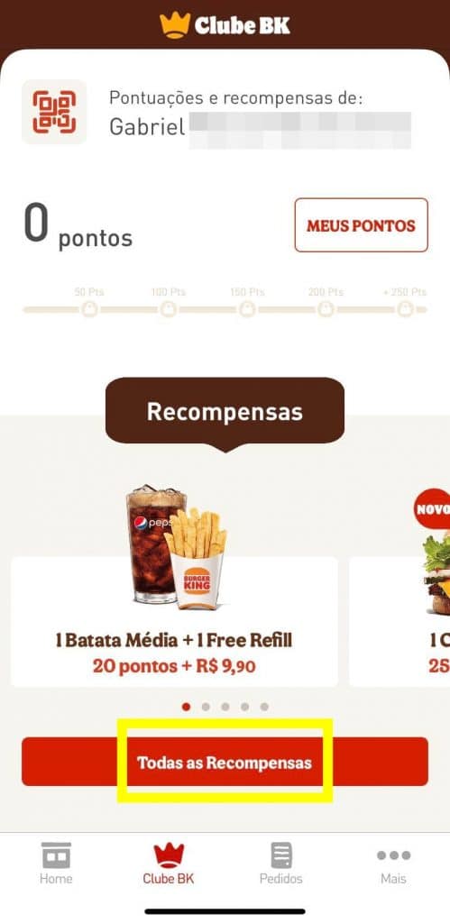 Como usar o Clube BK para ganhar produtos no Burger King
