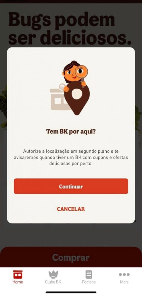 Como usar o Clube BK para ganhar produtos no Burger King