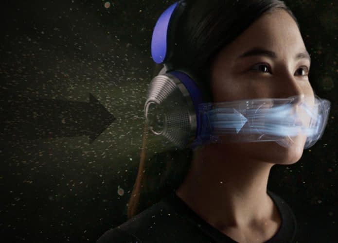 Dyson Zone é um fone de ouvido com máscara que purifica o ar