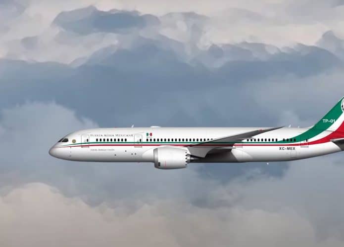 Avião presidencial do México
