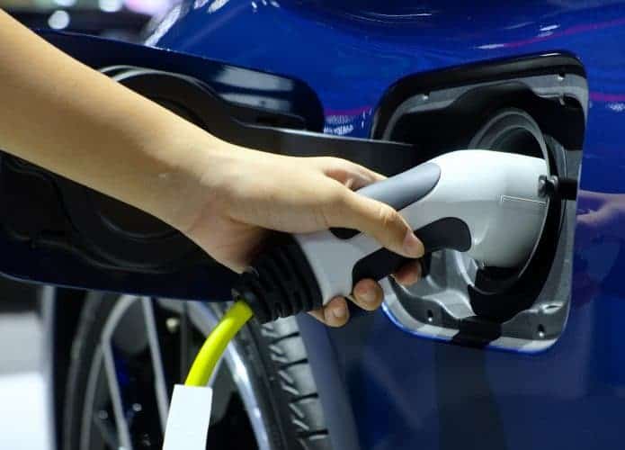 Imagem-conceito para carros elétricos