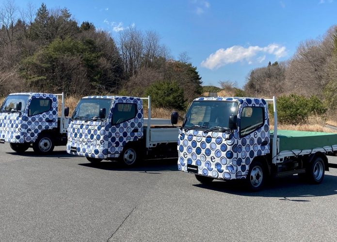 Próxima geração de caminhões elétricos eCanter, da Mitsubishi