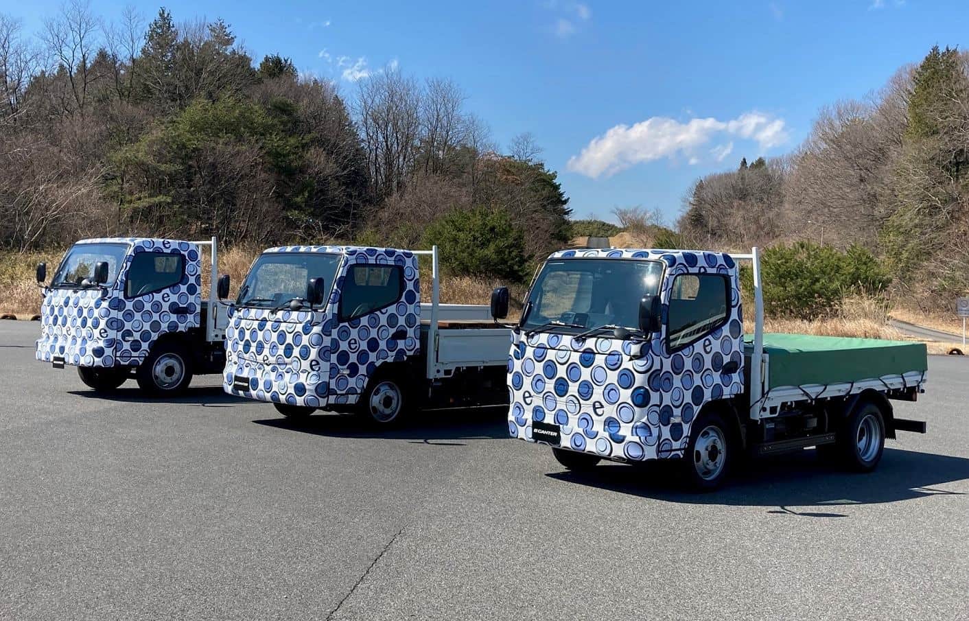 Próxima geração de caminhões elétricos eCanter, da Mitsubishi