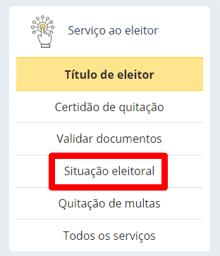 Como verificar a situação do título de eleitor?