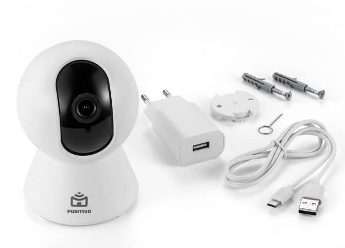 Smart Câmera 360º Bot Wi-Fi de segunda geração (Imagem: divulgação/Positivo)