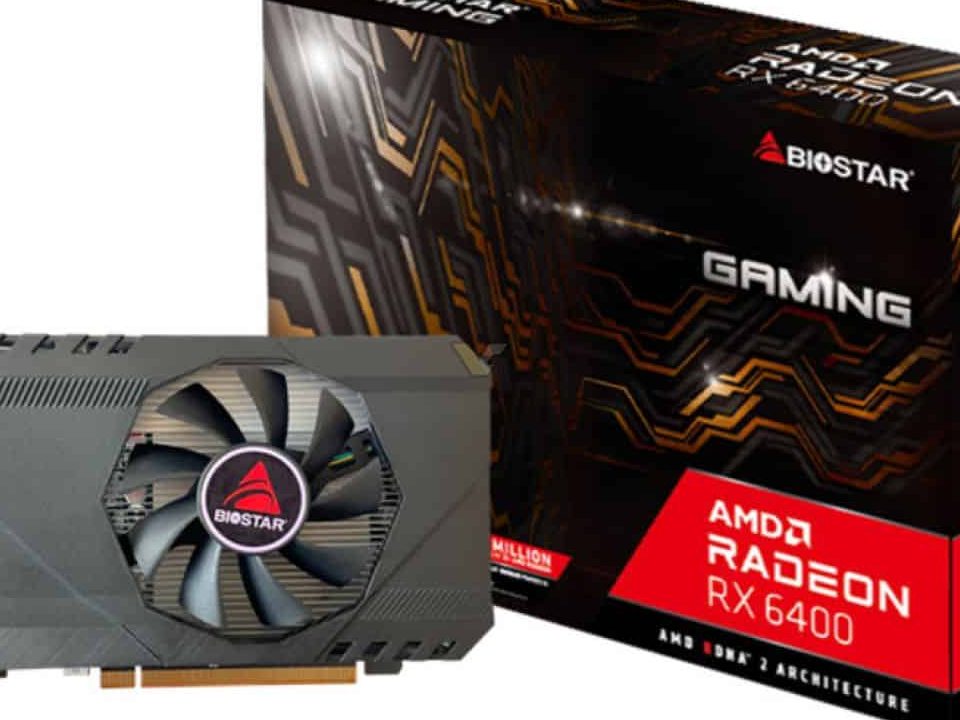 Mini placas de vídeo Radeon RX 6400 estão chegando ao mercado